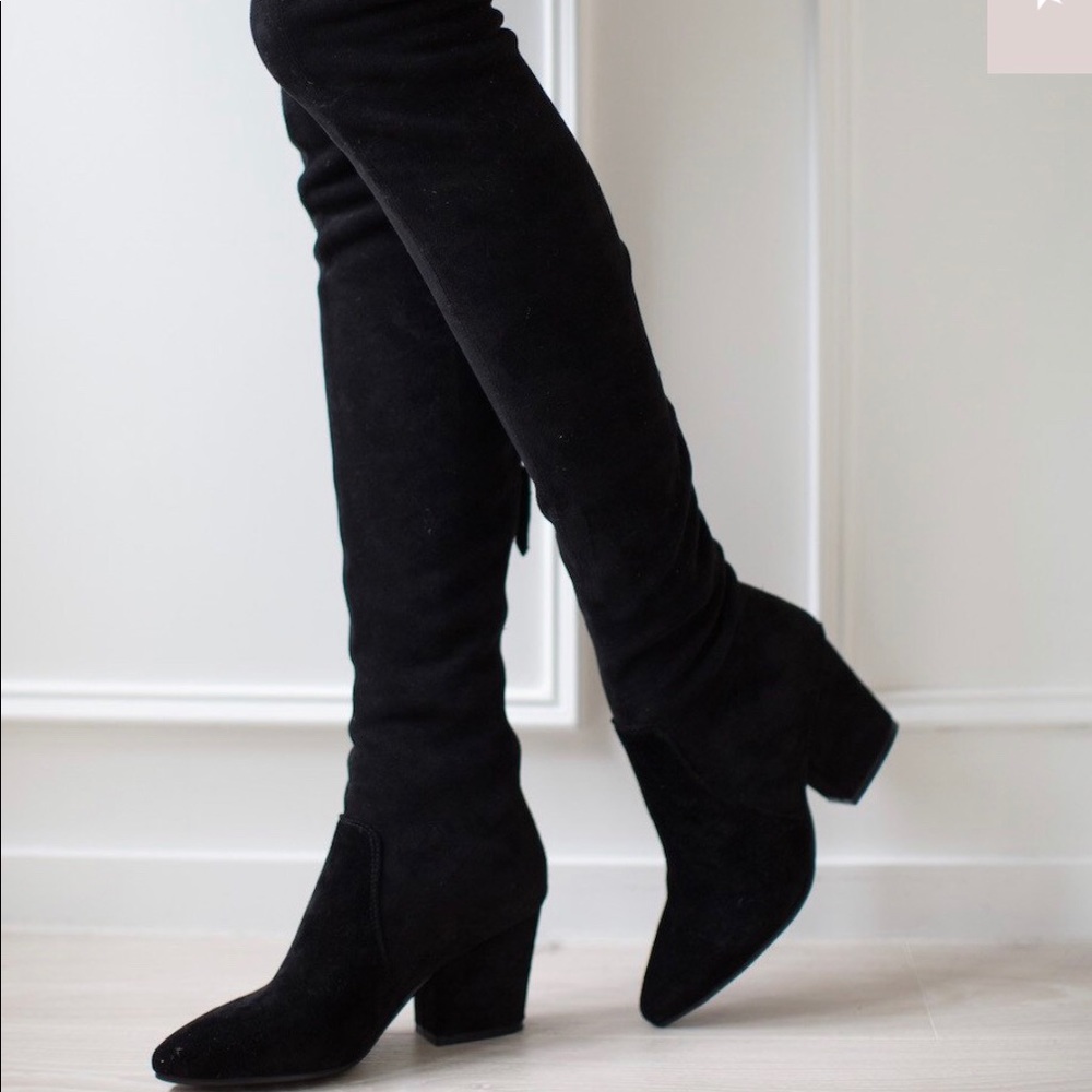 New- Goodnight Macaroon Over the Knees Boots sz7